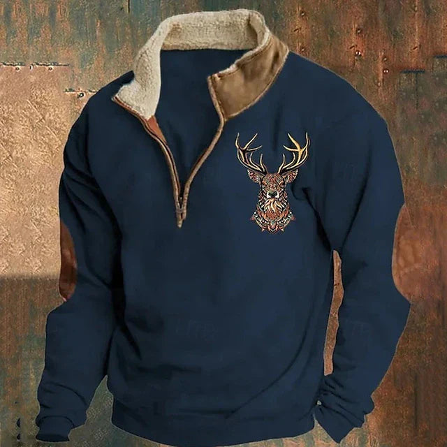 Eli - Stylish Quarter-Zip Pullover