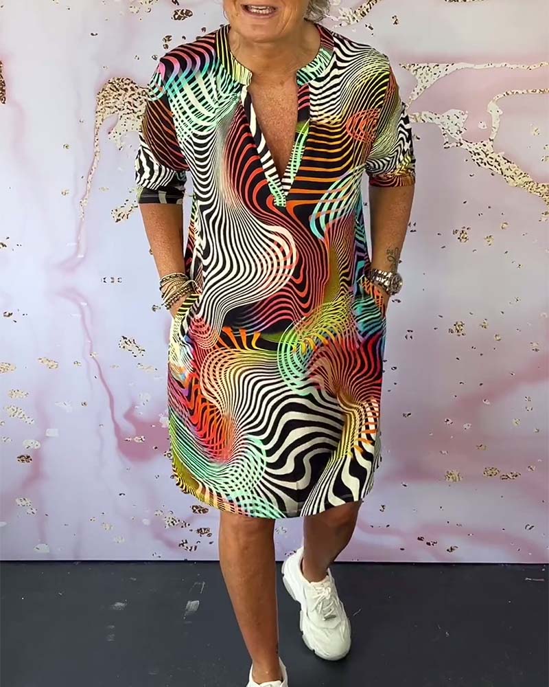 Ria™ | Robe V-coloreé