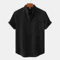 Laurent™ | Chemise en coton unie avec boutons