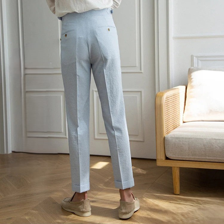 London Edit™ | Seersucker Gurkha Pants
