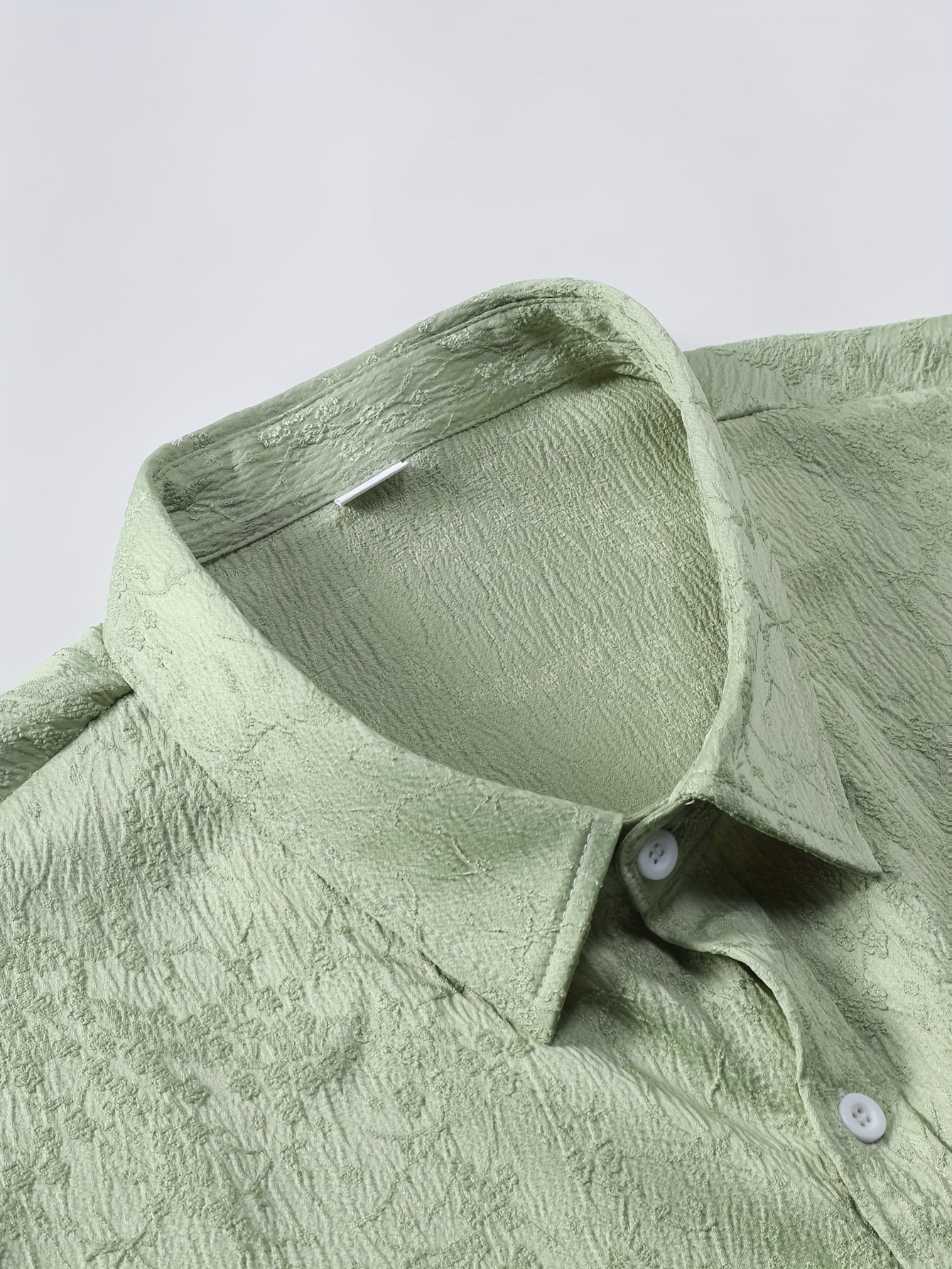 Laurent™ | Chemise Vert Pastel Légère