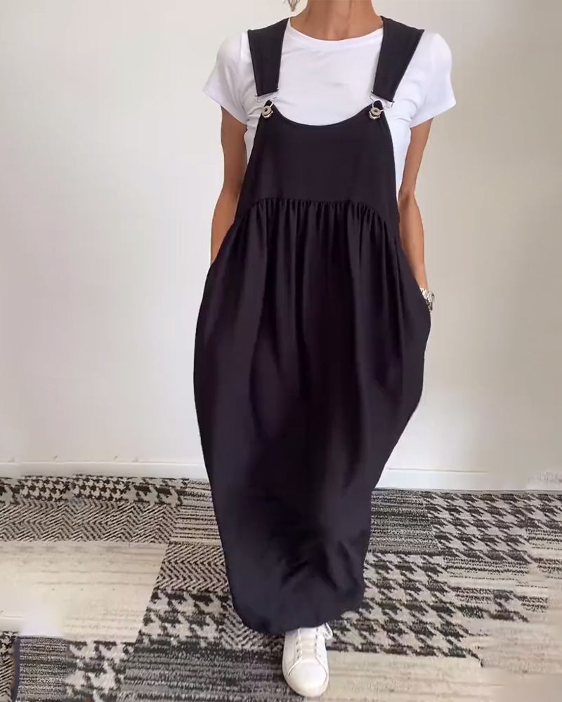 Sophie - Robe décontractée unie et fluide