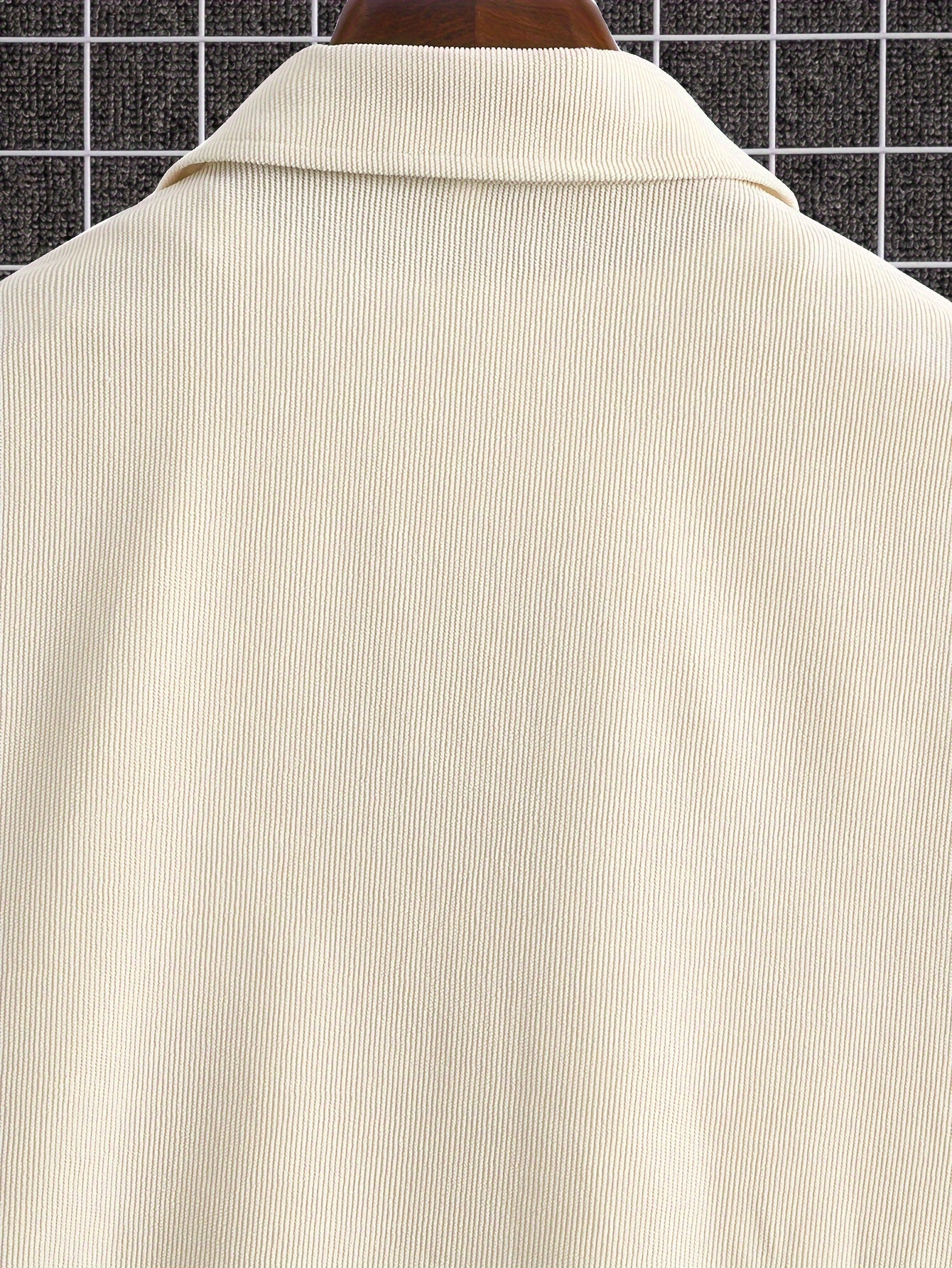 Laurent™ | Chemise Sable Bicolore Minimaliste