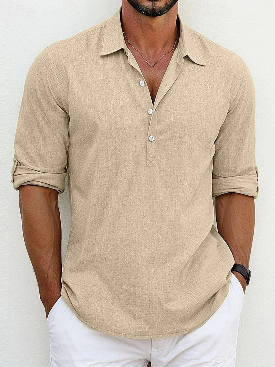 Raphaël | Chemise en lin classique 1+1 GRATUIT