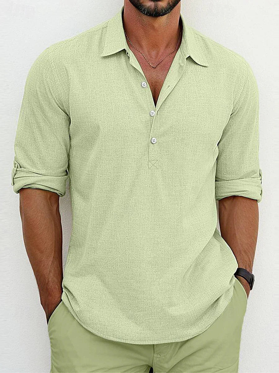 Raphaël | Chemise en lin classique 1+1 GRATUIT
