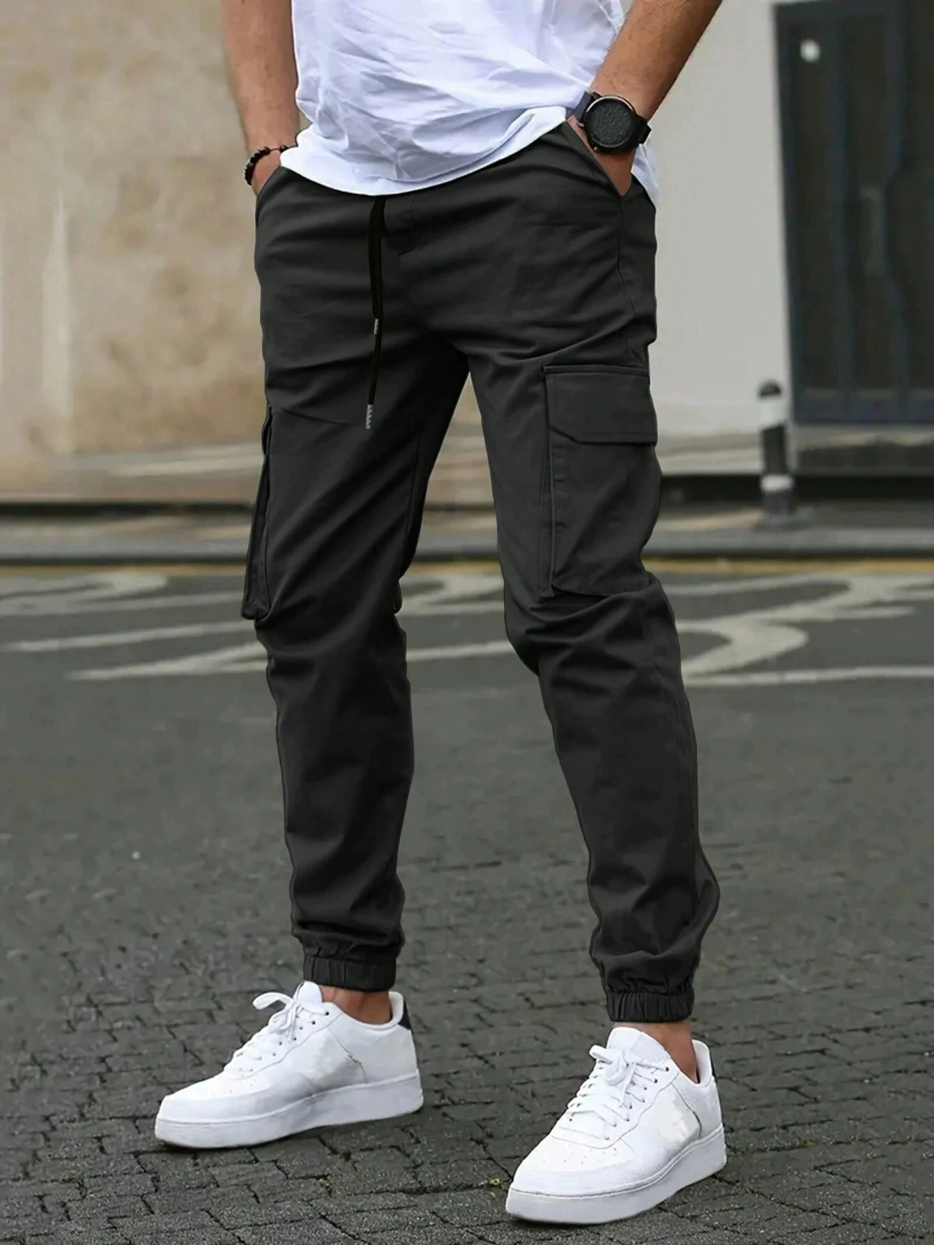 DAVIDE | PANTALONS CARGO JOGGER POUR HOMME