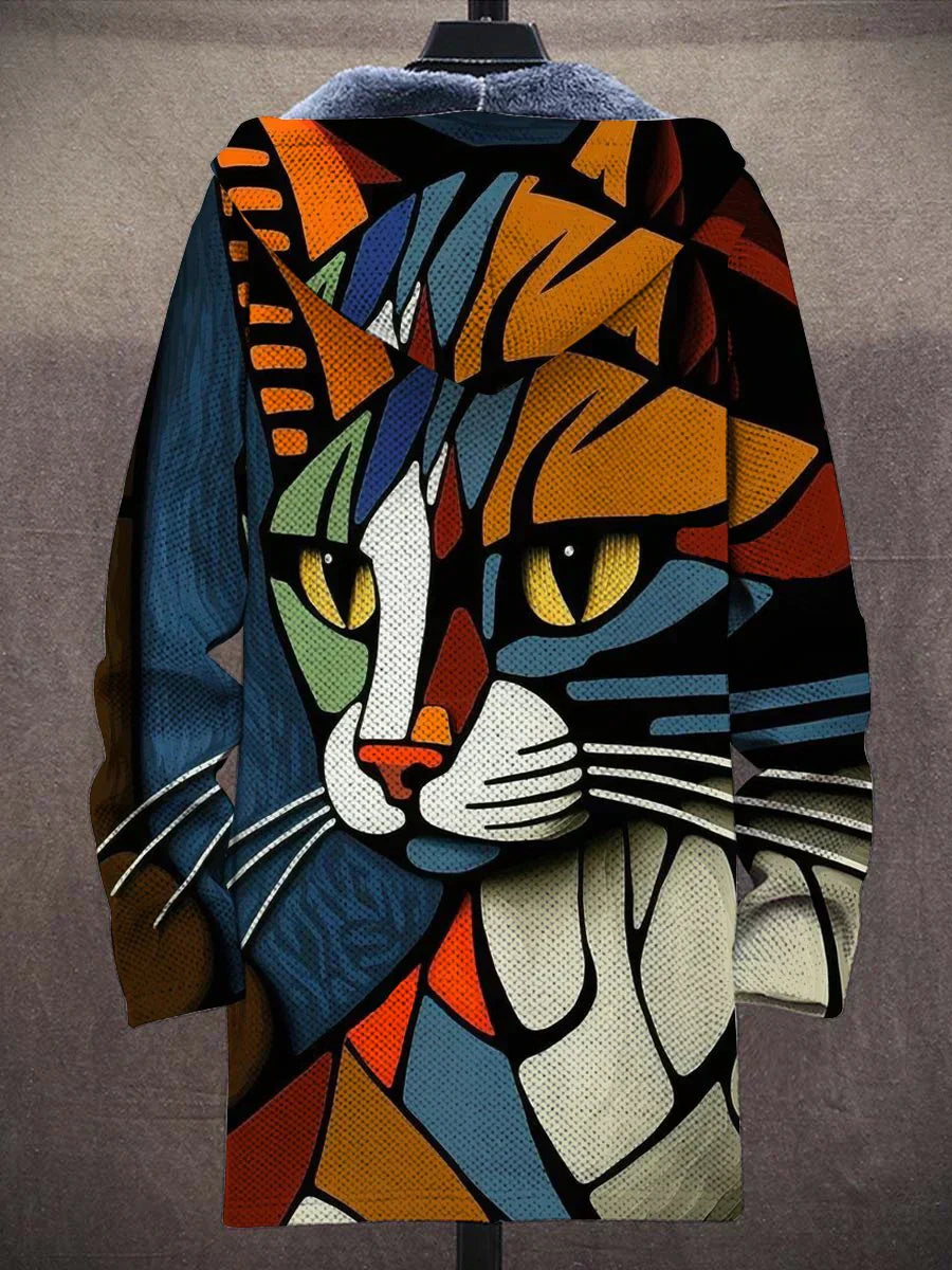 Leo - Jacket with Artistic Print