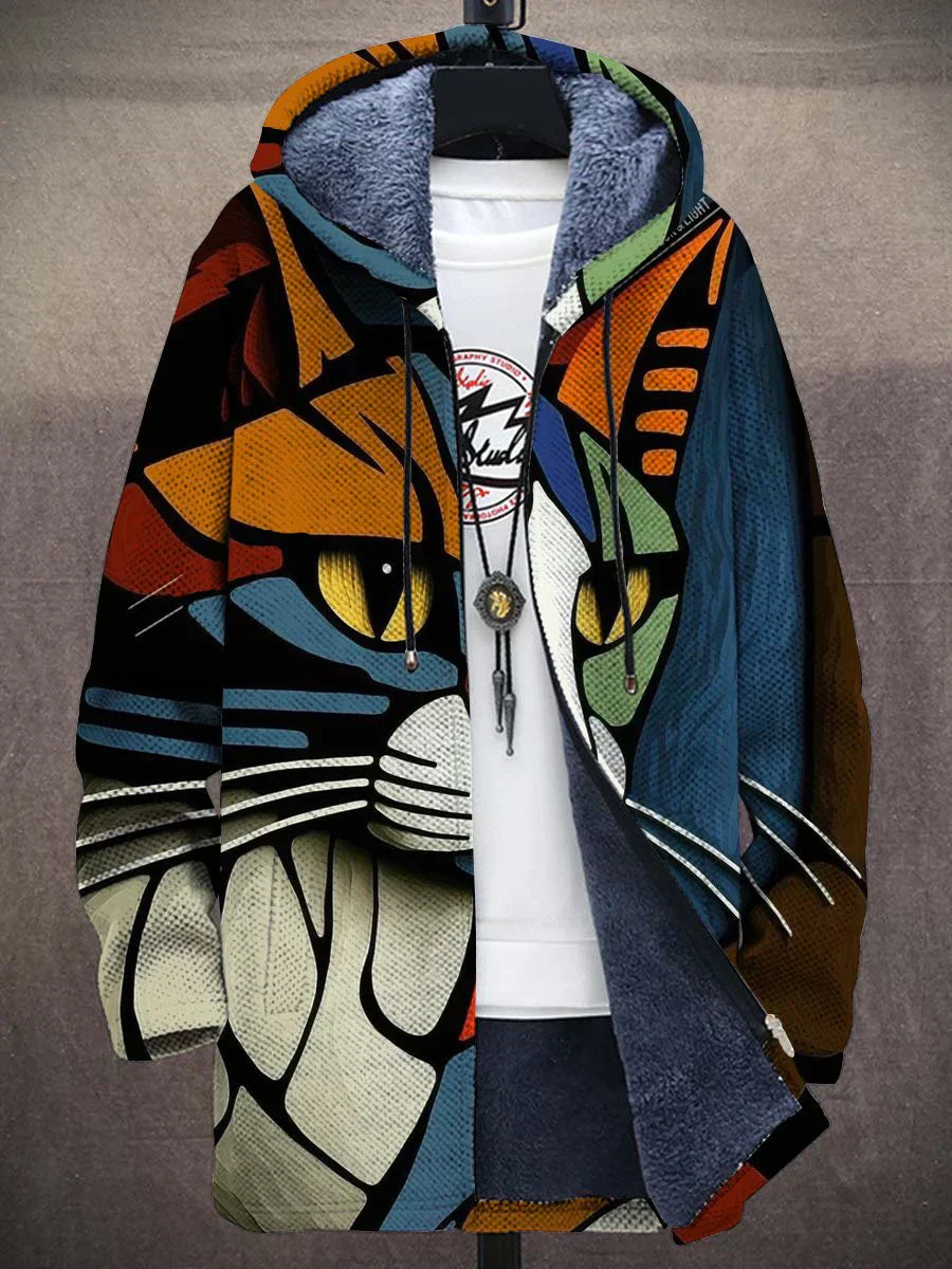Leo - Jacket with Artistic Print