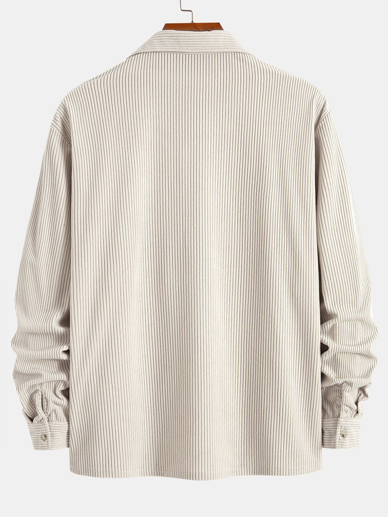 Laurent™ - Chemise à col cubain en velours côtelé