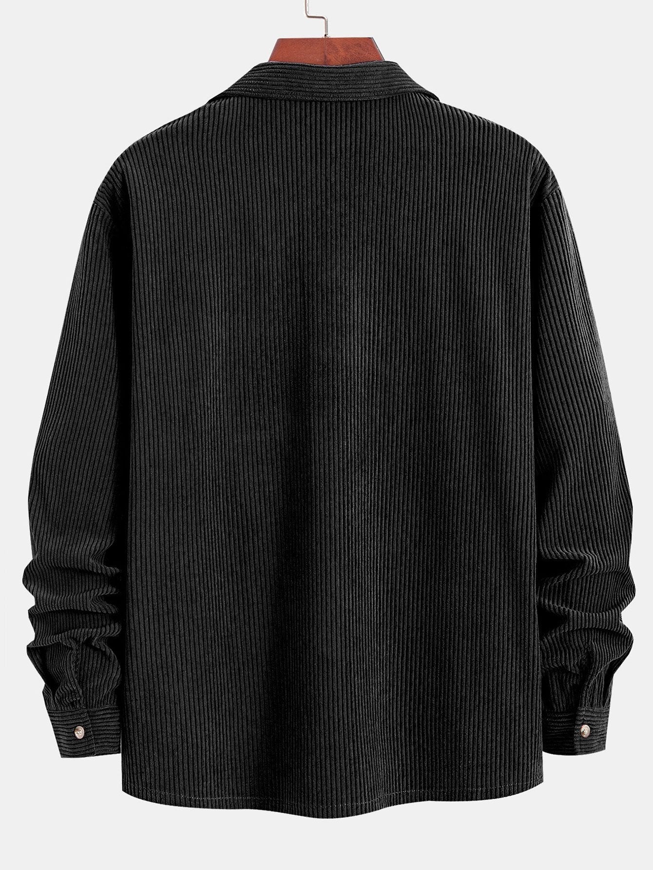 Laurent™ - Chemise à col cubain en velours côtelé