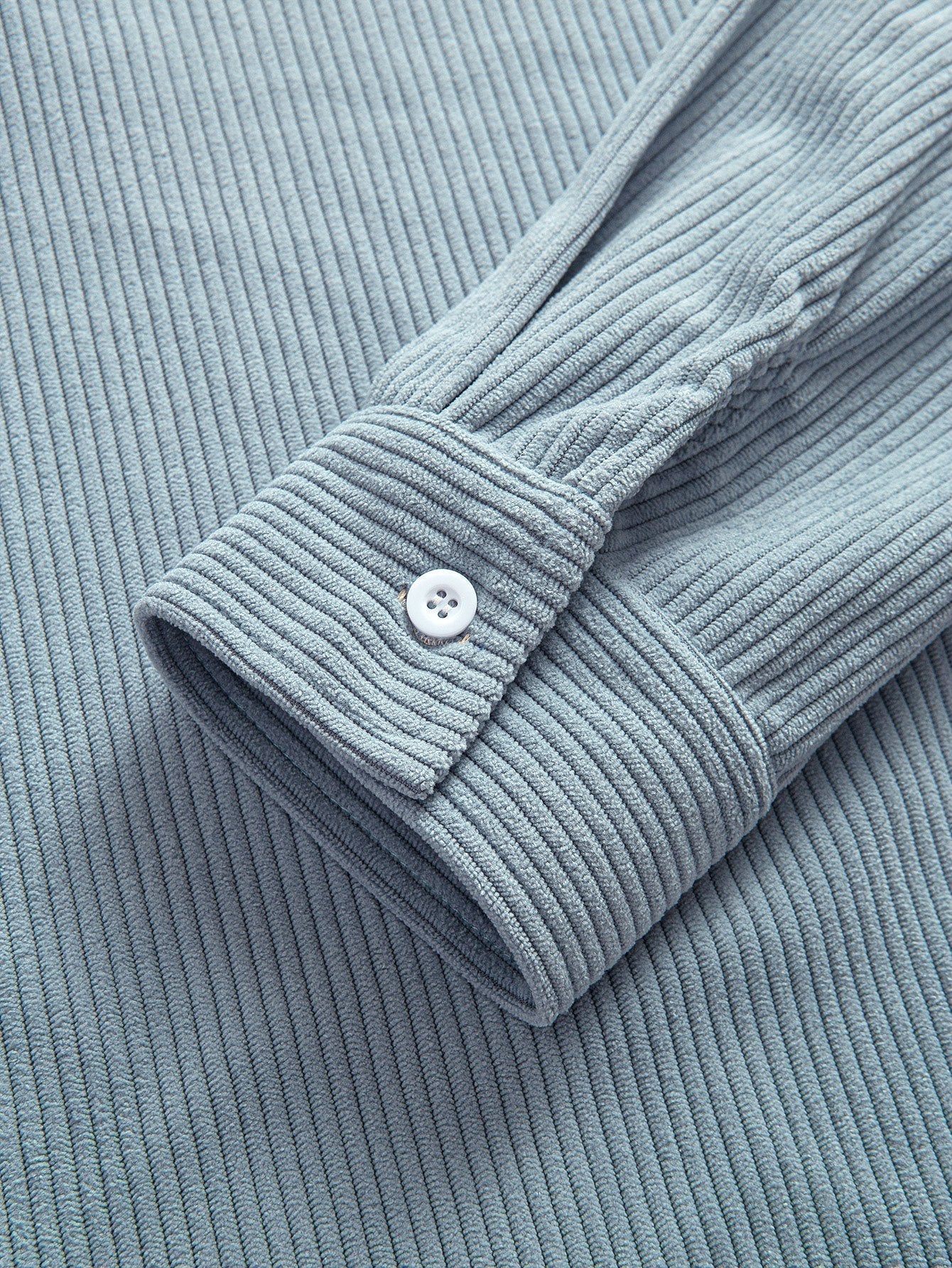 Laurent™ - Chemise en velours côtelé patchwork