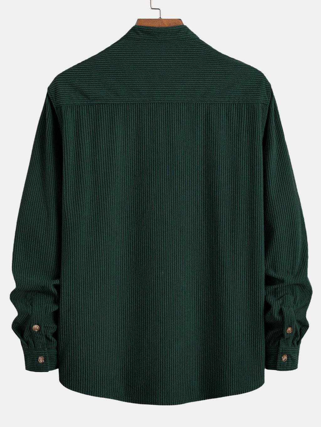 Laurent™ - Chemise en velours côtelé à col montant