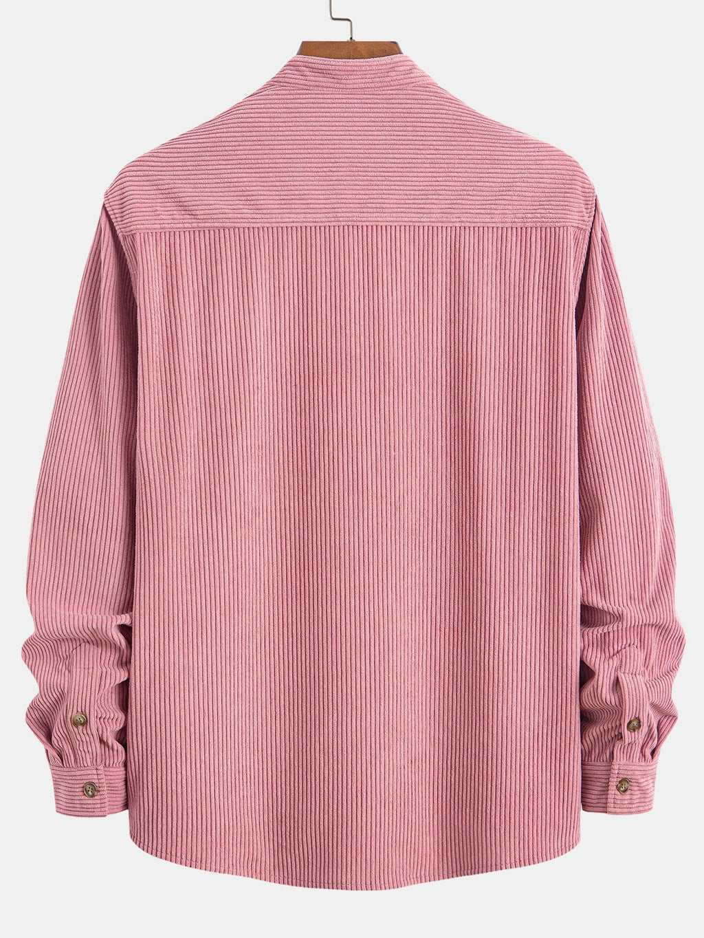 Laurent™ - Chemise en velours côtelé à col montant