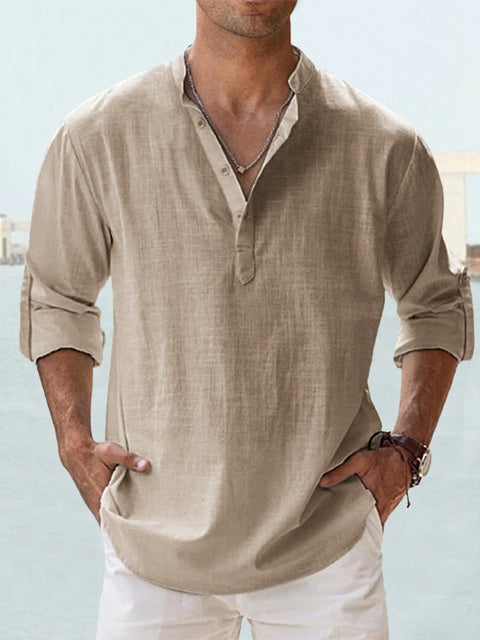 Leon - Chemise en Lin Respirante