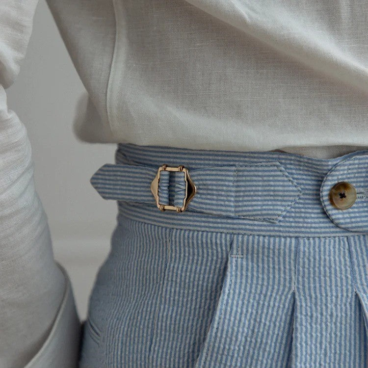 London Edit™ | Seersucker Gurkha Pants