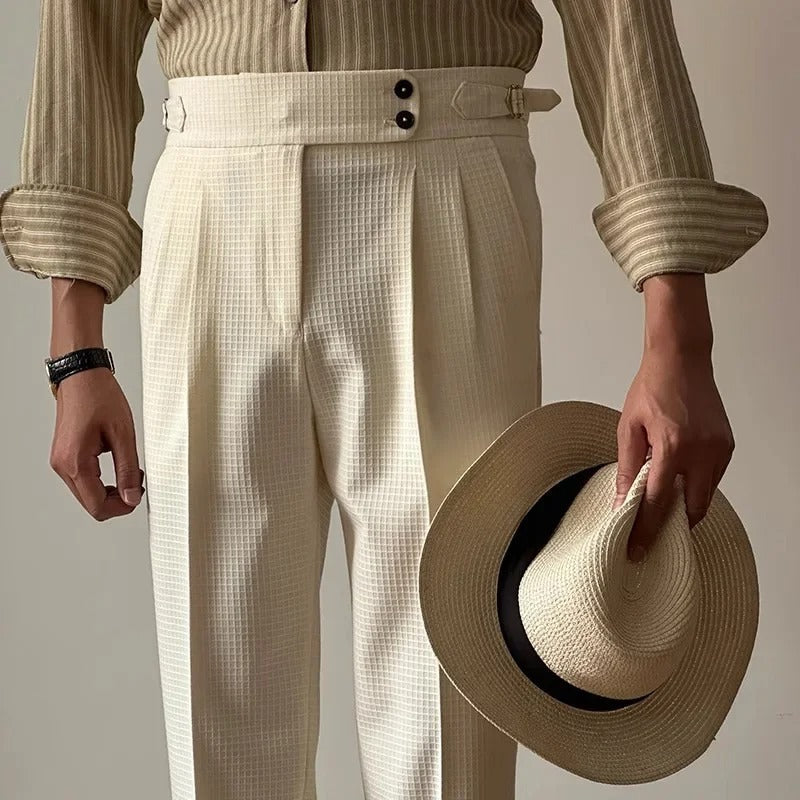 London Edit™ | Waffle Weave Gurkha Pants