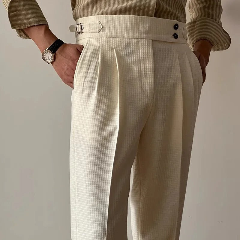 London Edit™ | Waffle Weave Gurkha Pants