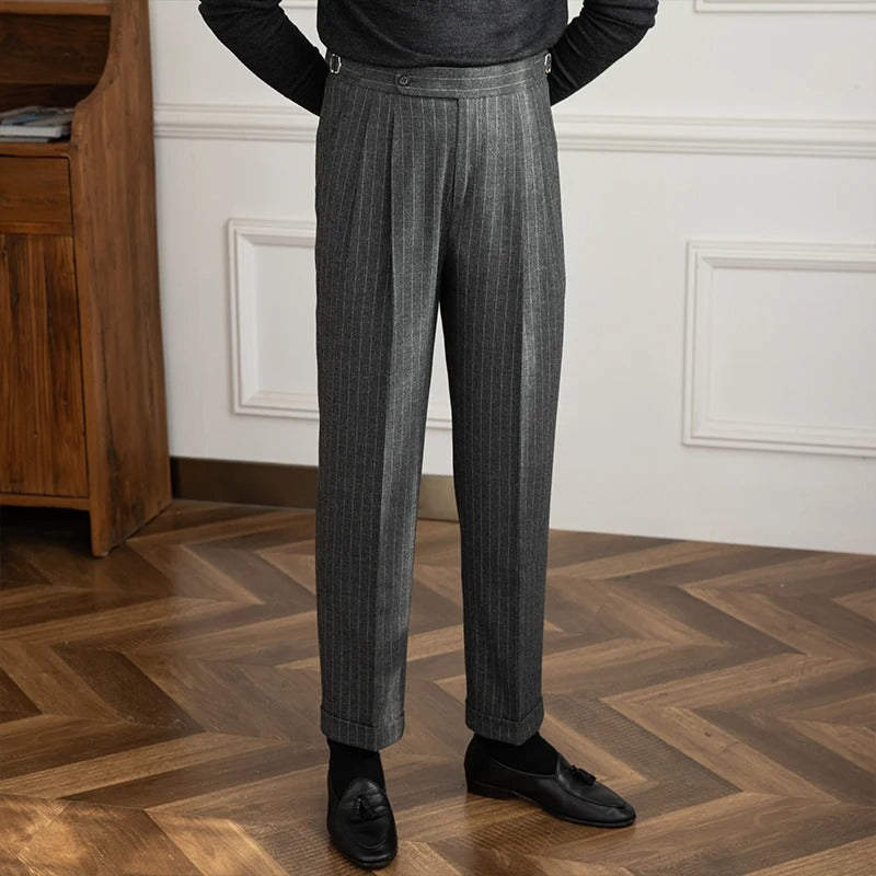 London Edit™ | Striped Gurkha Pants
