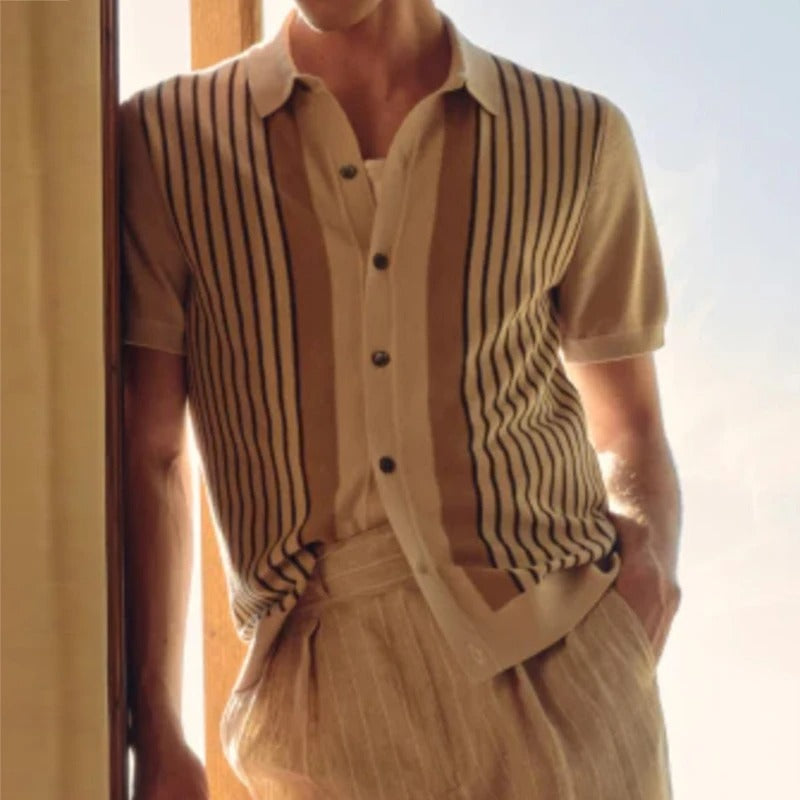 London Edit™ | Striped Viscose Shirt