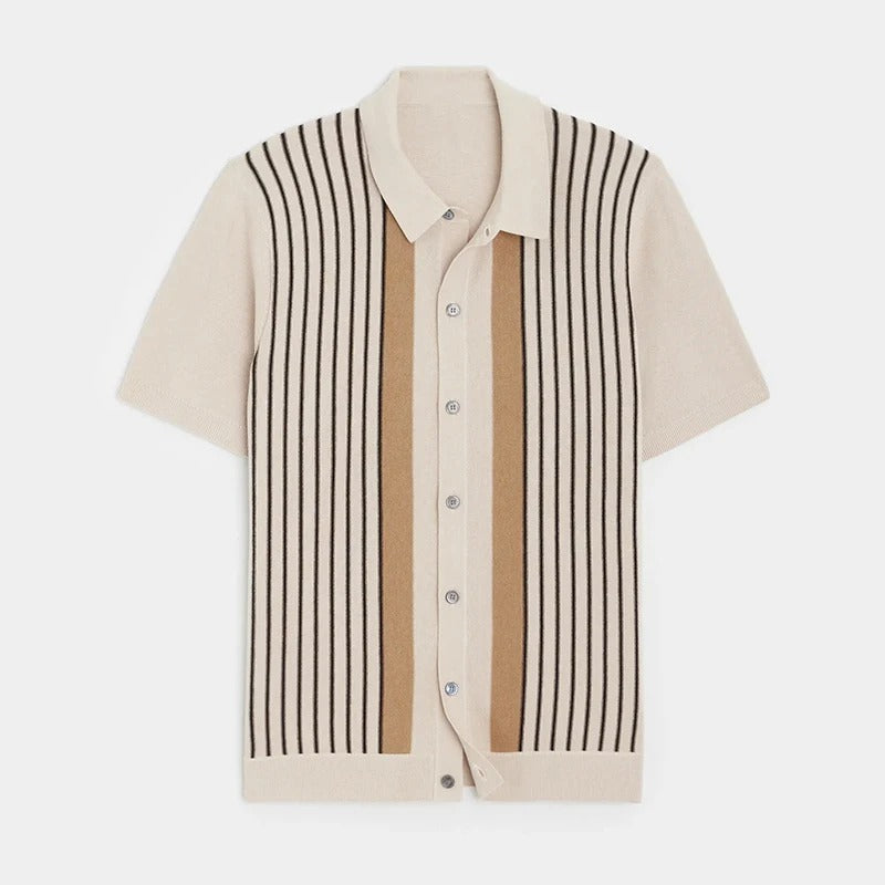 London Edit™ | Striped Viscose Shirt