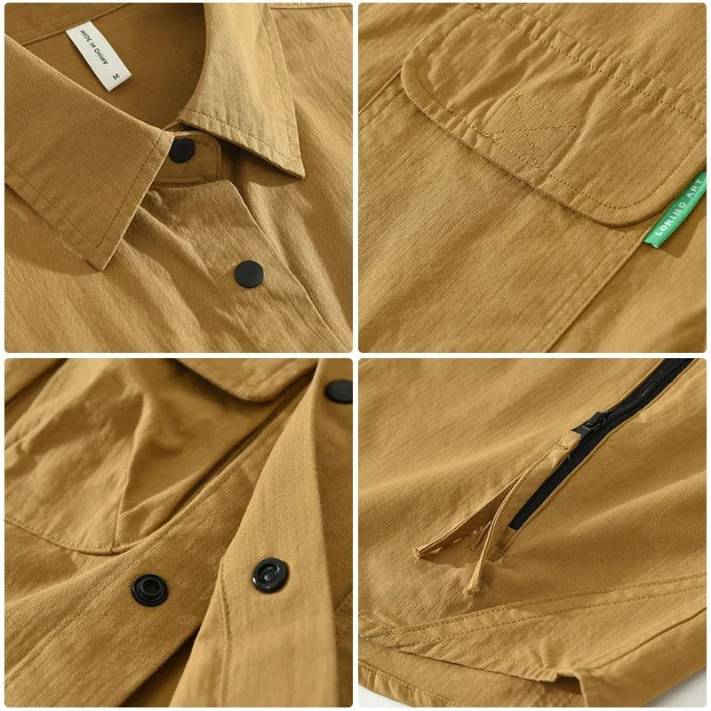 London Edit™ | Cotton Safari Shirt