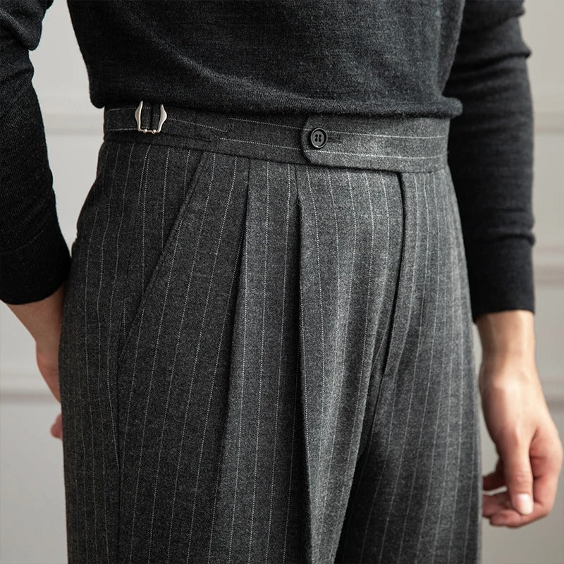 London Edit™ | Striped Gurkha Pants