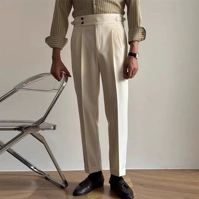 London Edit™ | Waffle Weave Gurkha Pants