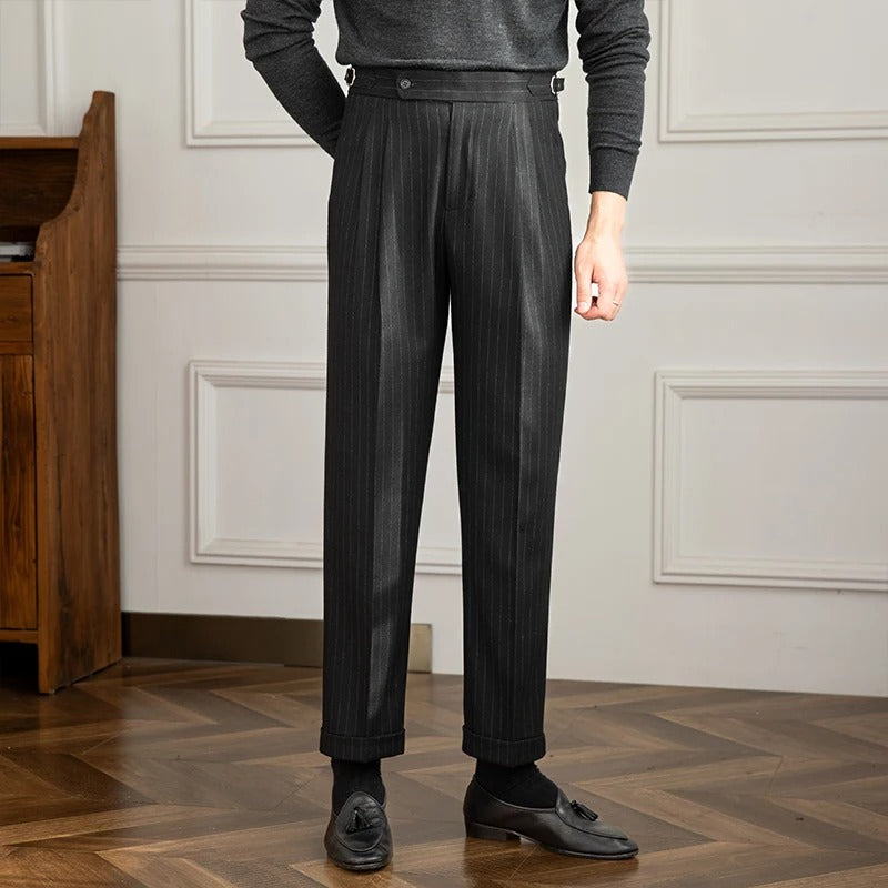 London Edit™ | Striped Gurkha Pants