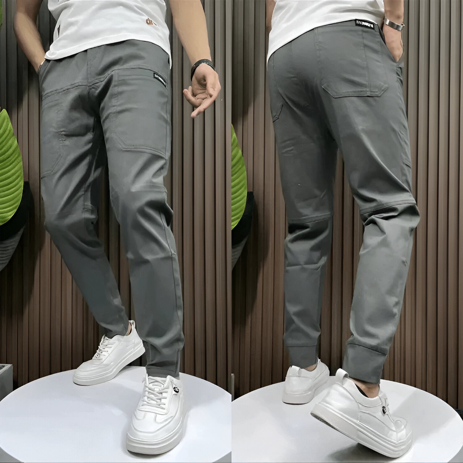 Lucien - Pantalon Cargo Luxe et Flexible