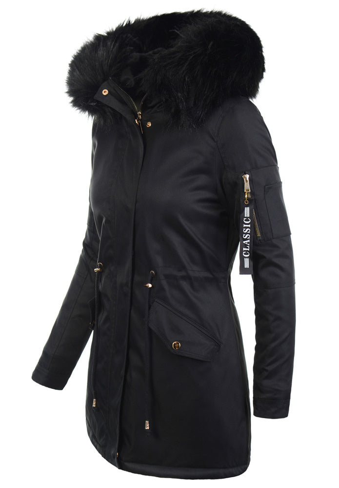 Élodie - Parka d'hiver avec fausse fourrure