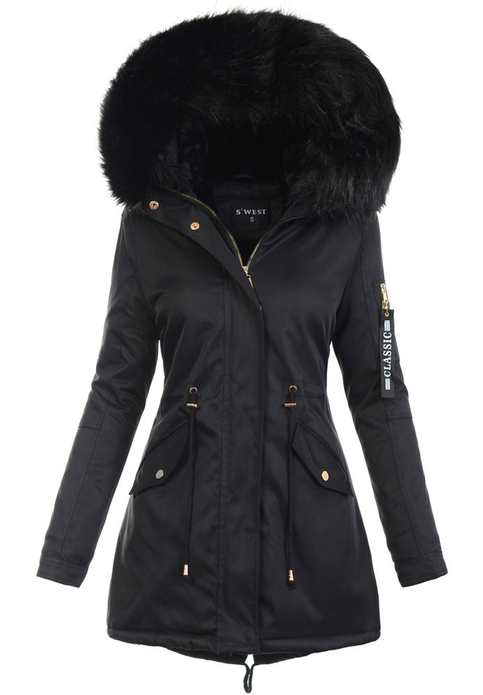 Élodie - Parka d'hiver avec fausse fourrure