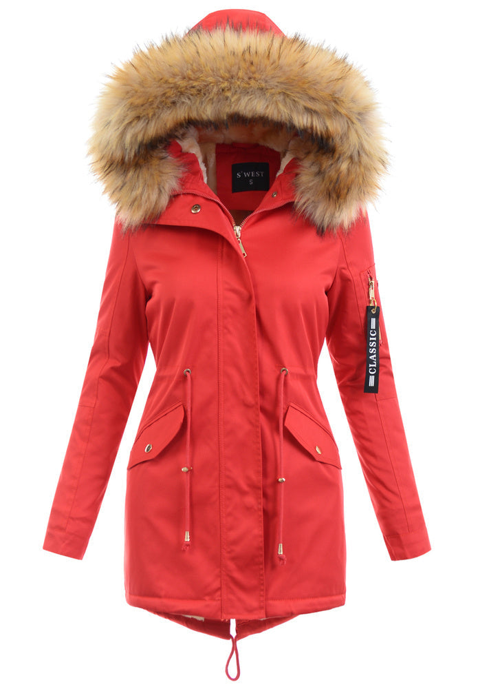 Élodie - Parka d'hiver avec fausse fourrure