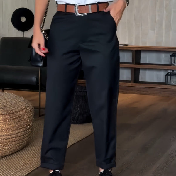 Émilie - Pantalon élégant à rayures