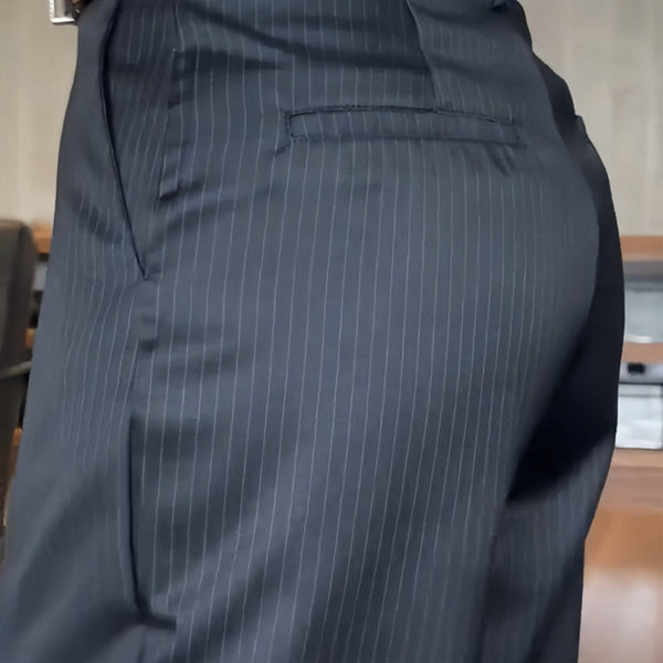 Émilie - Pantalon élégant à rayures
