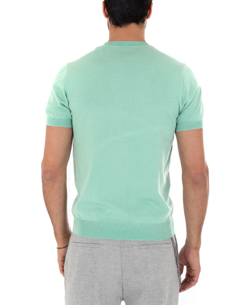 Louis | T-Shirt Homme à Manches Courtes et Col Rond