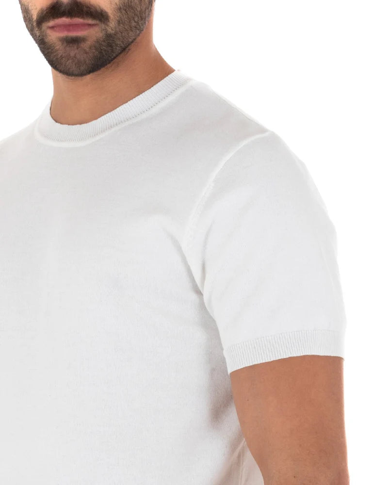 Louis | T-Shirt Homme à Manches Courtes et Col Rond