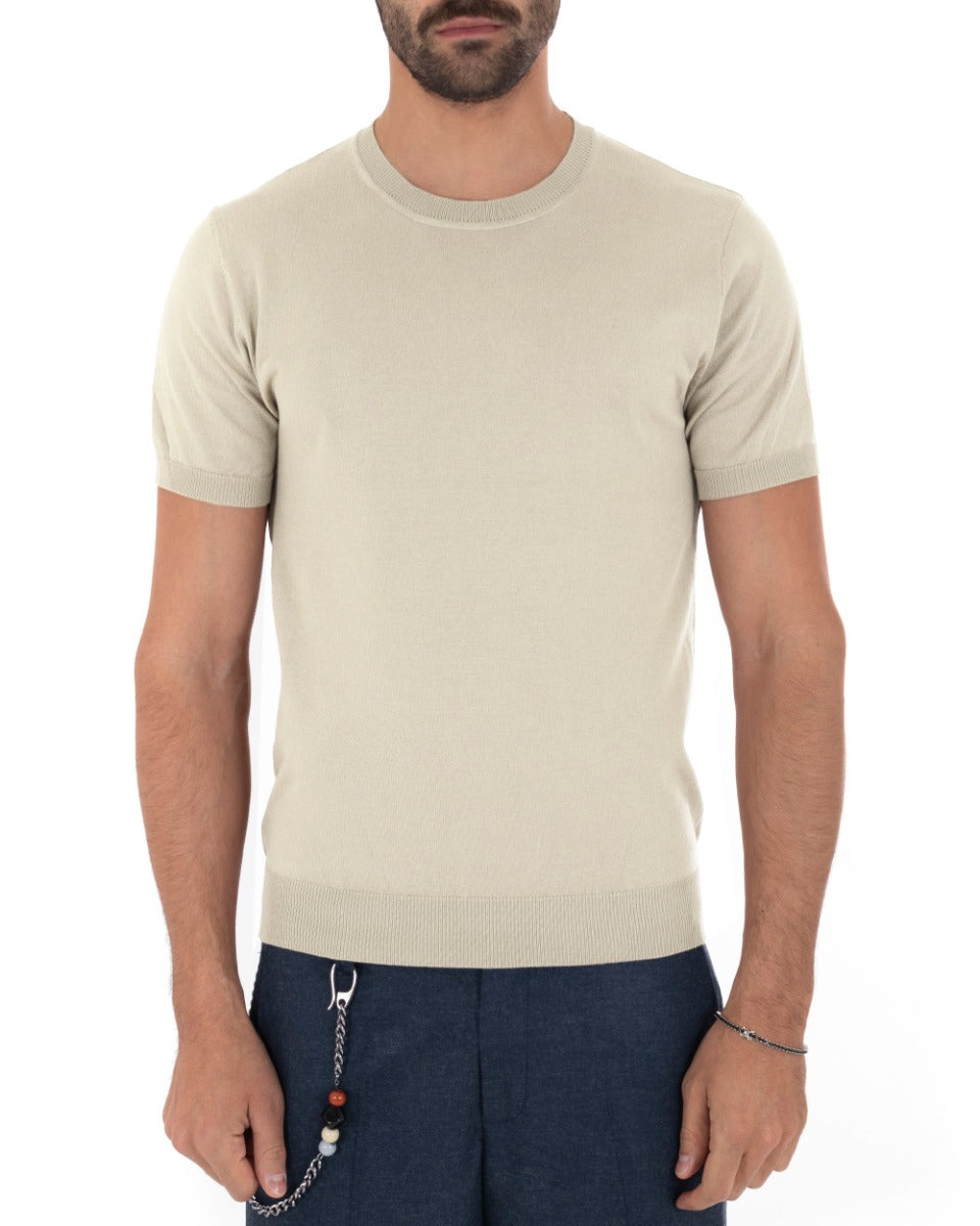 Louis | T-Shirt Homme à Manches Courtes et Col Rond