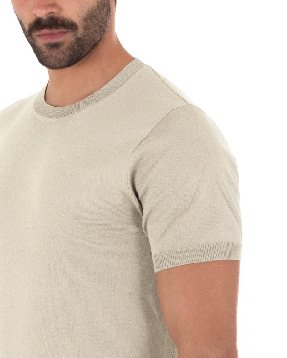Louis | T-Shirt Homme à Manches Courtes et Col Rond