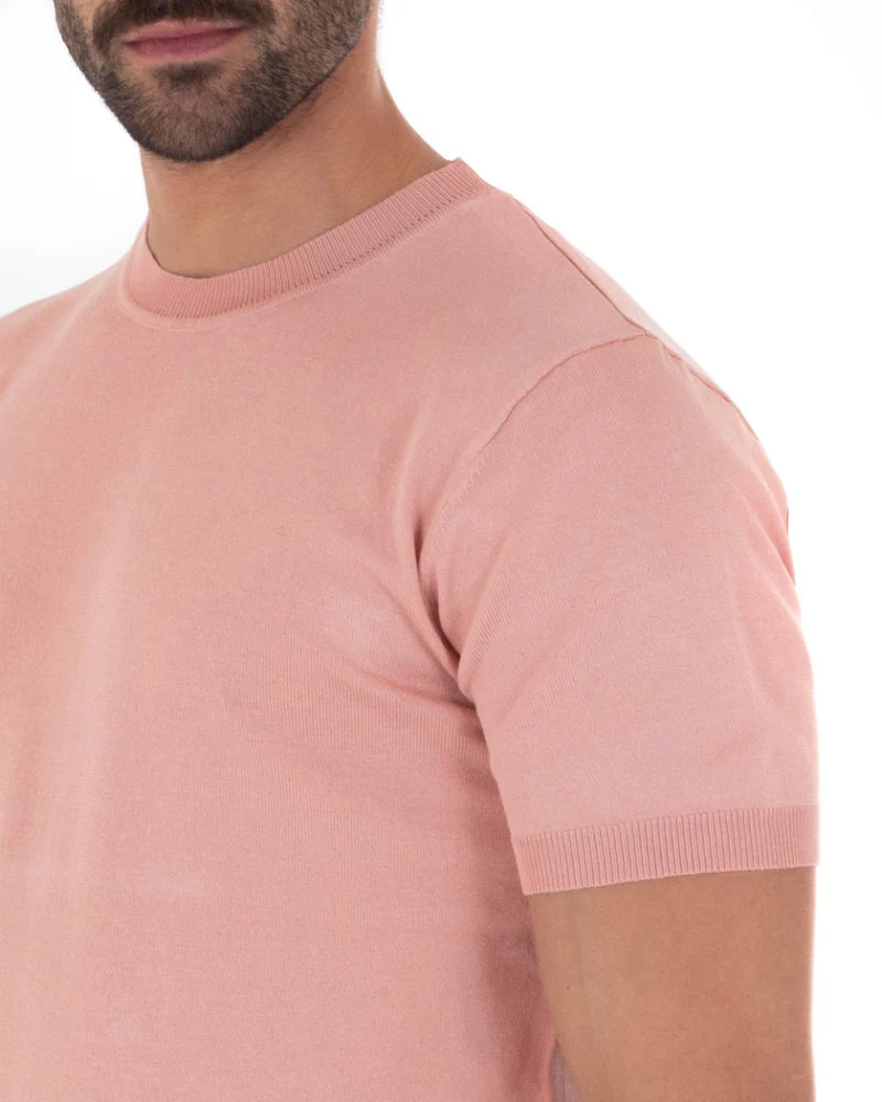 Louis | T-Shirt Homme à Manches Courtes et Col Rond
