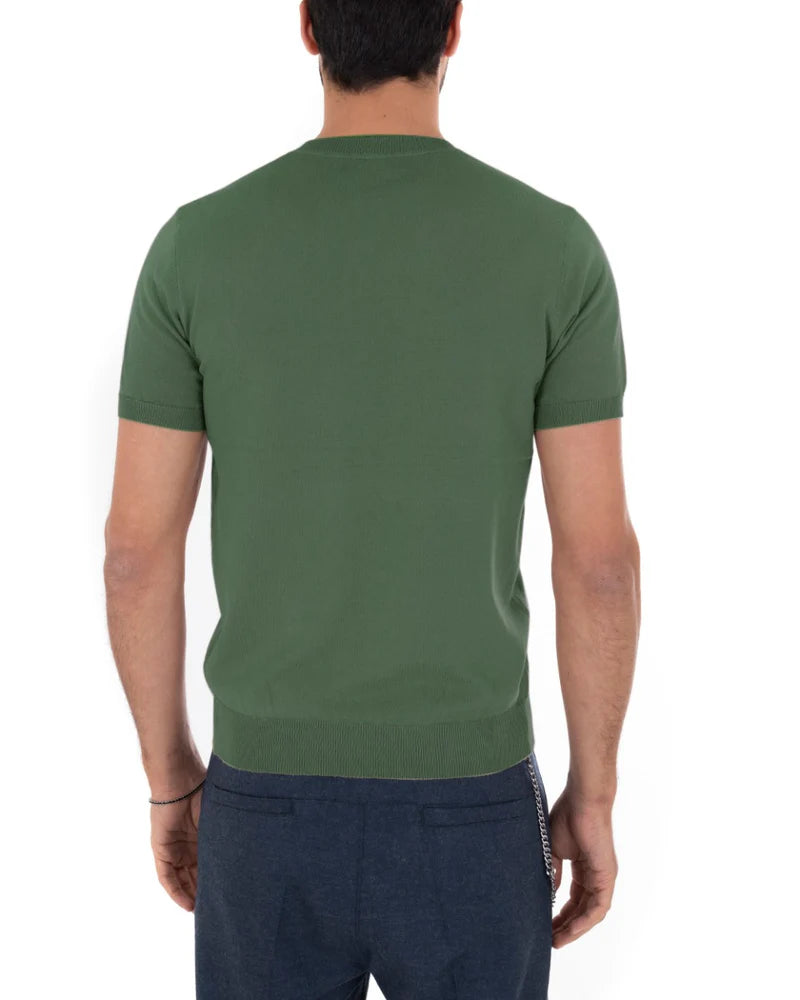 Louis | T-Shirt Homme à Manches Courtes et Col Rond