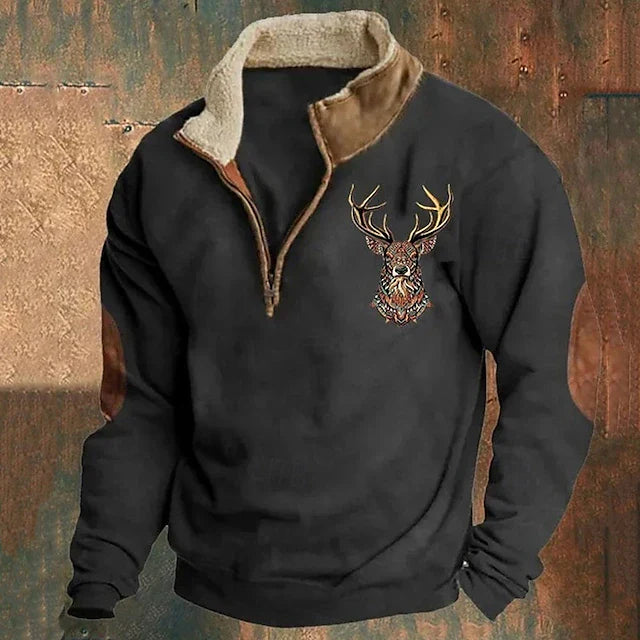 Eli - Stylish Quarter-Zip Pullover