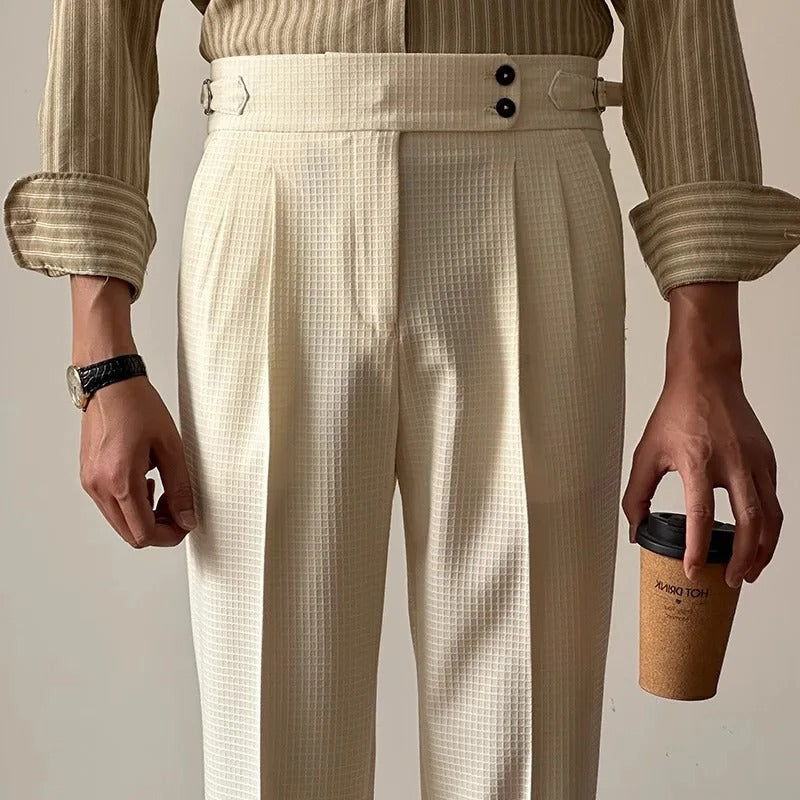 London Edit™ | Waffle Weave Gurkha Pants