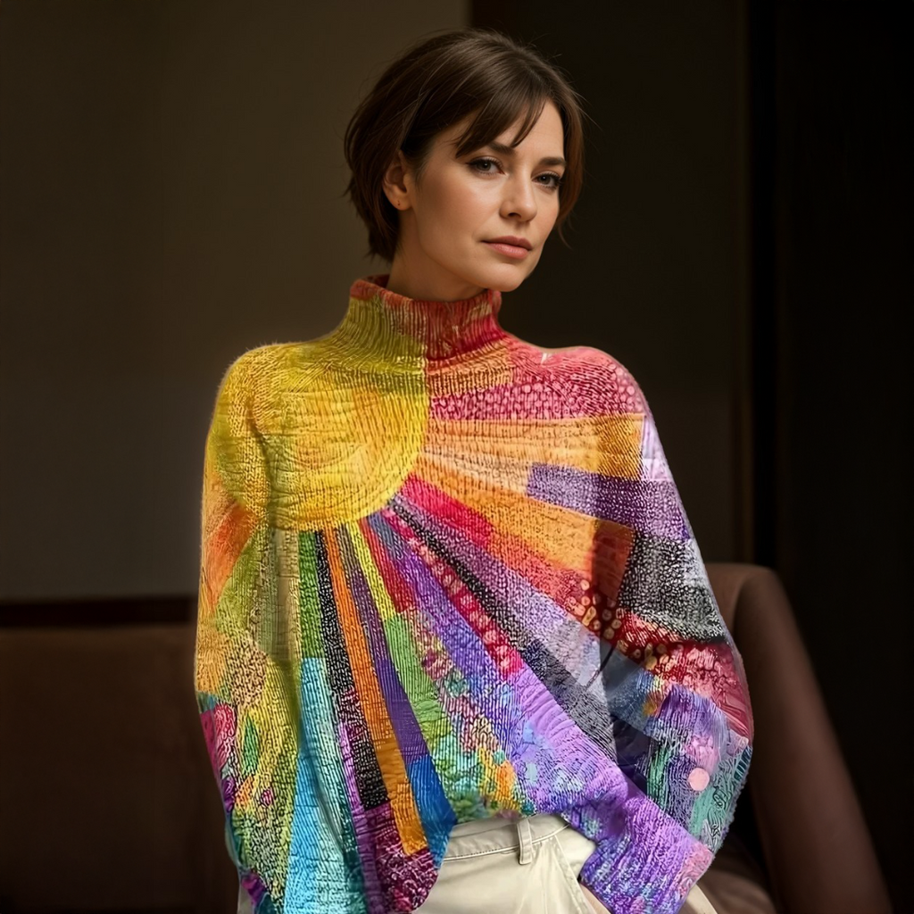 Élise - Col roulé chic et coloré